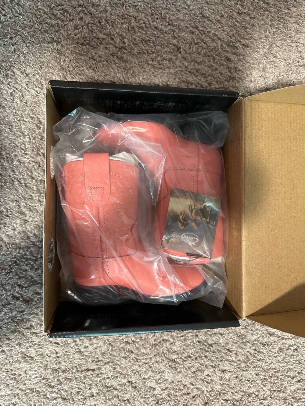 Old West Pink Toddler Western Boot Size 5 - Picture 3 of 6